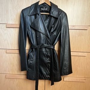 Vintage Leather Jacket sz M
